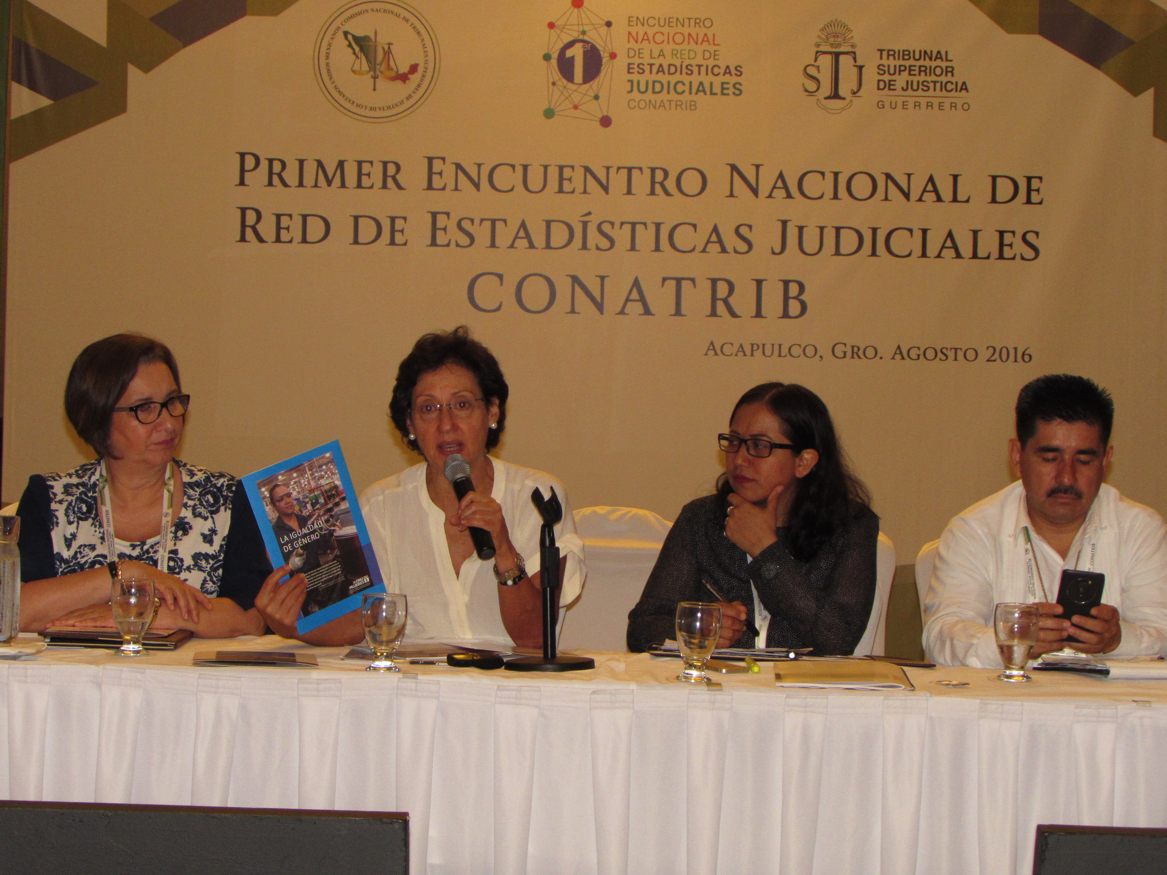 Mesa de trabajo de Primer Encuentro Nacional de la Red de Estadística Judicial