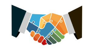 DIBUJO DE DOS MANOS ESTRECHÁNDOSE